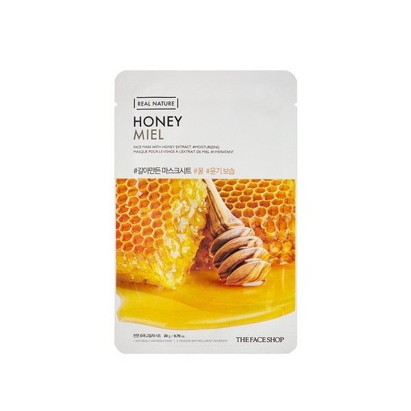 [THE FACE SHOP] リアルネイチャーマスクシート 20g×5枚
