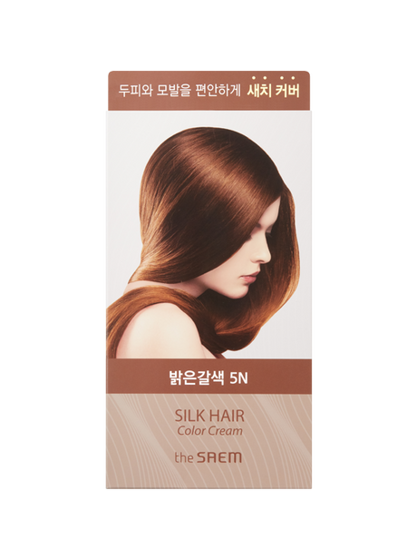 [ザセム] シルクヘアカラークリーム 1ステップ：60g、2ステップ：60g、トリートメント：8ml :: K-ビューティー／韓国コスメ
