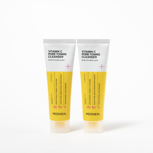 [メディヒール] [1+1] ビタミンCポアトーニングクレンザー 120ml+120ml