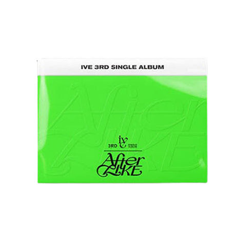 [IVE] AFTER LIKE シングルアルバム（予約特典なし）1個（フォトブックセット（145mm * 205mm/96p） + CD-R 1枚 + フォトカード：55mm * 85mm 1枚 + ポストカード（100mm * 150mm）1枚）