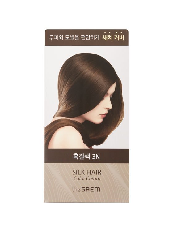 [ザセム] シルクヘアカラークリーム 1ステップ：60g、2ステップ：60g、トリートメント：8ml :: K-ビューティー／韓国コスメ
