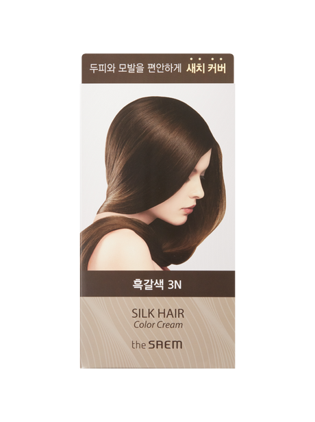 [ザセム] シルクヘアカラークリーム 1ステップ：60g、2ステップ：60g、トリートメント：8ml :: K-ビューティー／韓国コスメ