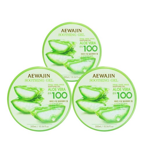 [Aewajin] [2+2] アロエ スージングジェル 300ml 100%