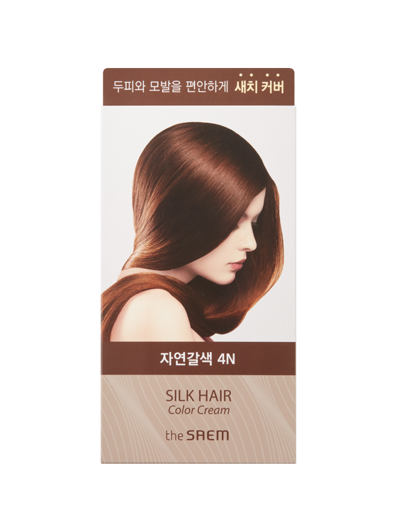 [ザセム] シルクヘアカラークリーム 1ステップ：60g、2ステップ：60g、トリートメント：8ml :: K-ビューティー／韓国コスメ