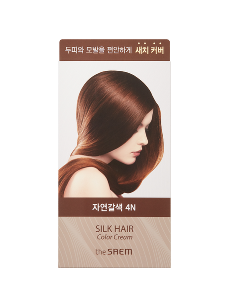 [ザセム] シルクヘアカラークリーム 1ステップ：60g、2ステップ：60g、トリートメント：8ml :: K-ビューティー／韓国コスメ